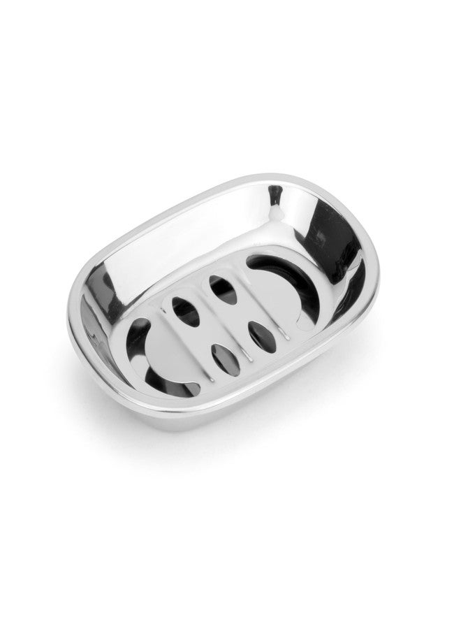 Expresso Stainless Steel Bar Soap Travel soap Holder Soap Tray Dish for Bathroom Shower, Holder with Draining (Oval) - Image 2